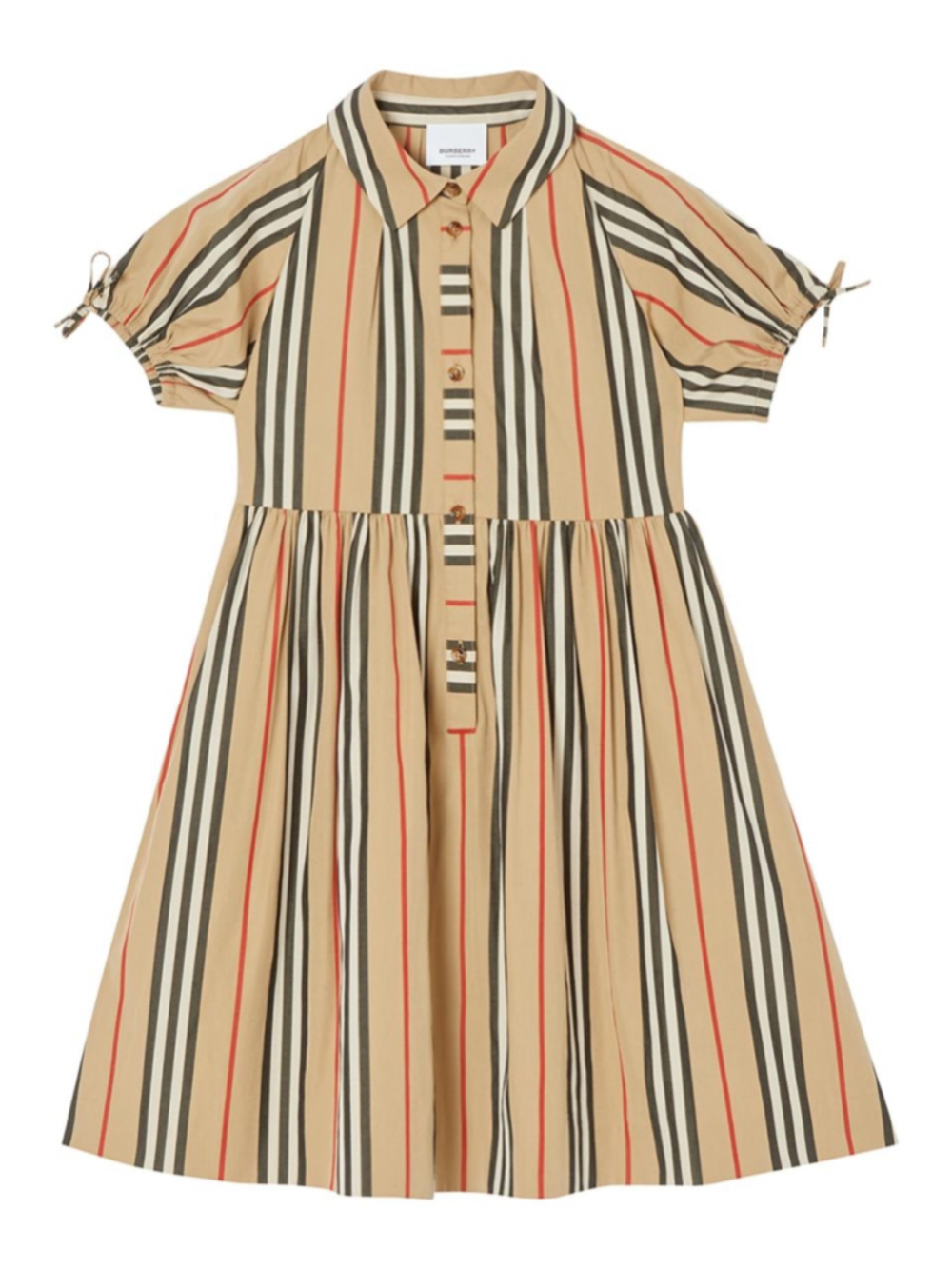Girl's Josephine Icon Stripe Pleated Dress, Size 3y